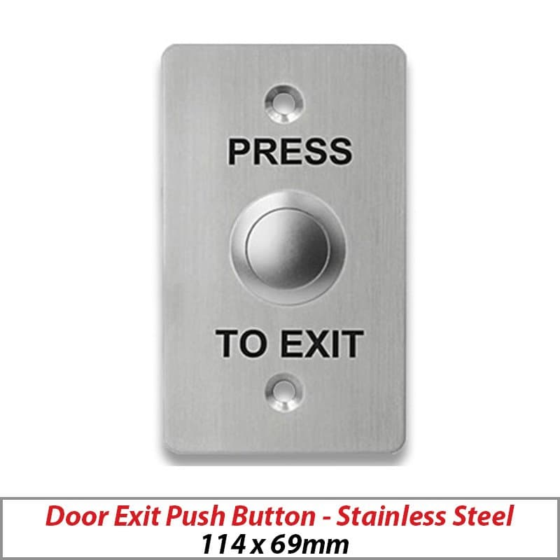 ACM-K14B Stainless Steel Door Exit Push Button 114×69mm