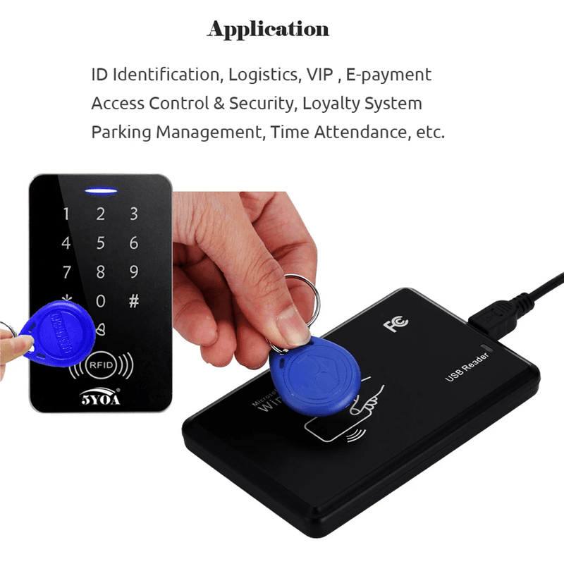 ACM 125KHz RFID Key Fob Proximity Access Control Tag thumbnail 3