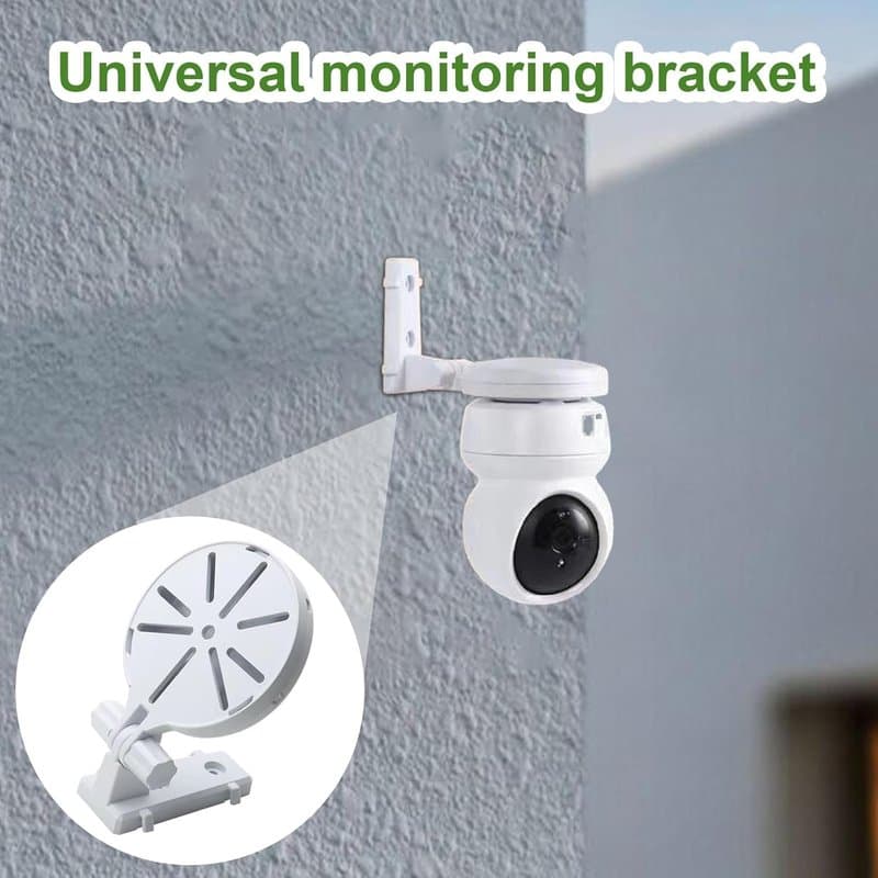 Adhesive CCTV Camera Mount Bracket 180° Indoor Wall Shelf thumbnail 3