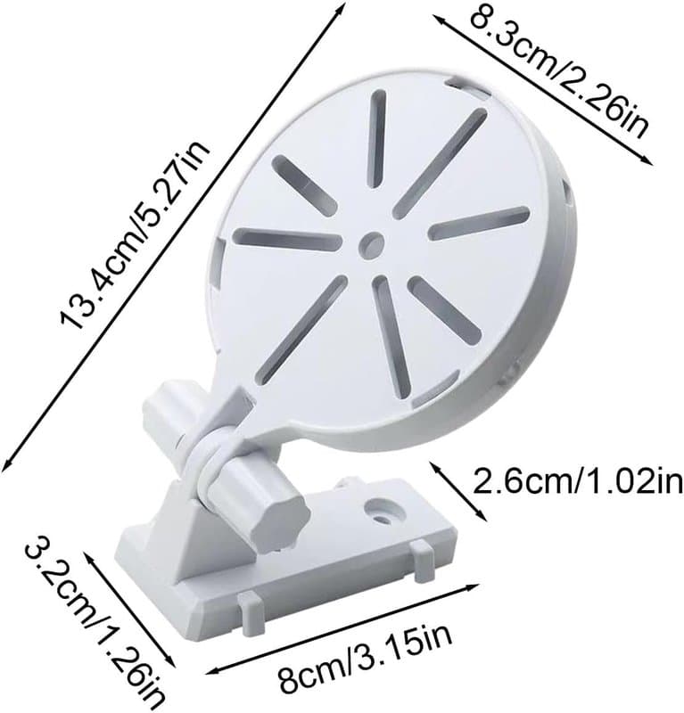 Adhesive CCTV Camera Mount Bracket 180° Indoor Wall Shelf