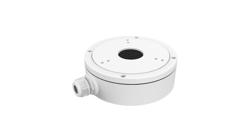 Hikvision DS-1280ZJ-M Junction Box for Dome Cameras, Indoor & Outdoor Use, Load Capacity 4.5kg, White