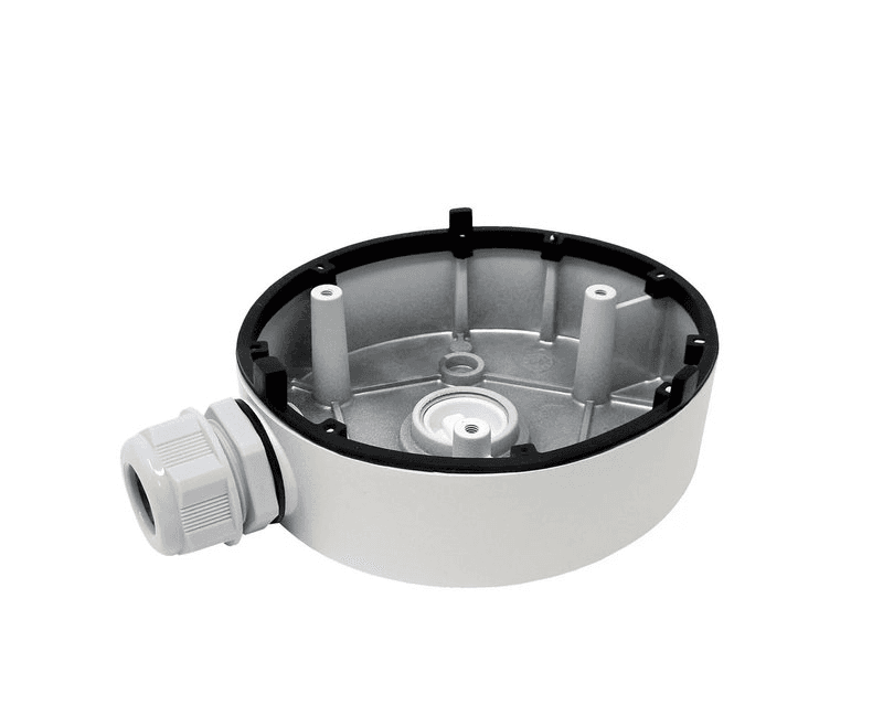 Hikvision DS-1280ZJ-TR13-W Aluminum Junction Box for Turret Cameras White thumbnail 2