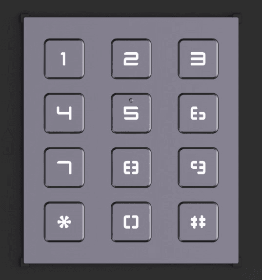Hikvision DS-KD-KP Keypad Pro Module with RFID for KD Intercom System