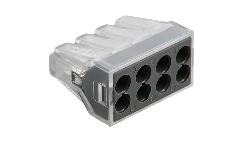 108 Push Wire Connector 8 Port Inline Terminal Block