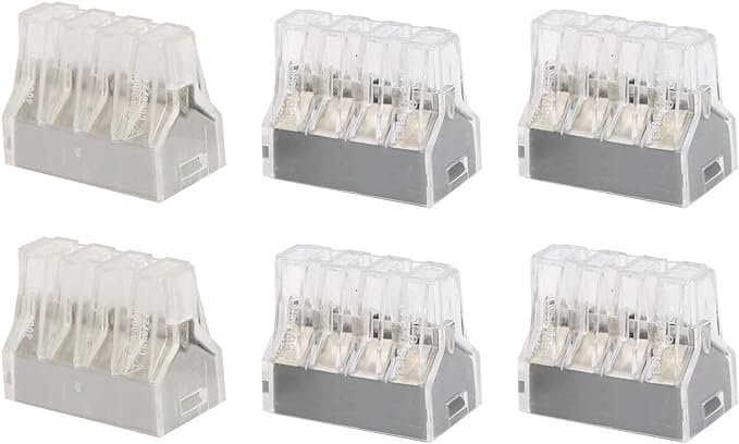 108 Push Wire Connector 8 Port Inline Terminal Block thumbnail 2