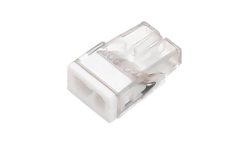 PCT-202 Push Wire Connector 2 Port Inline Terminal Block