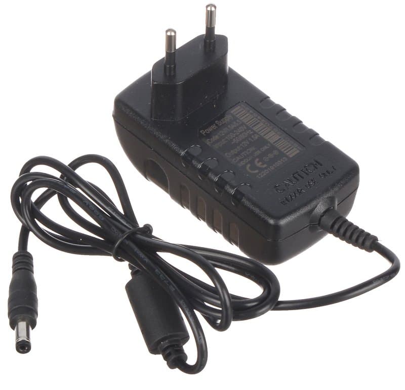 12V 1.5A DC Power Supply Adapter EU Plug 2.1mm CCTV PSU