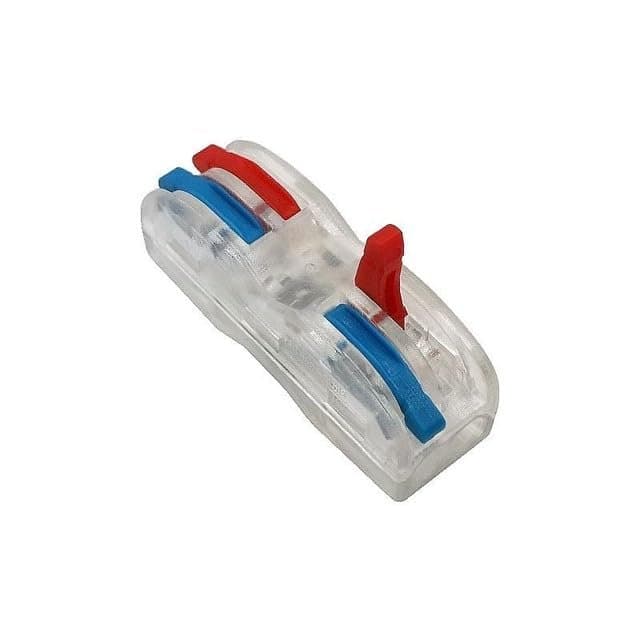 SPL-2-2-CL Clear Lever Wire Connector 2 In 2 Out Splicing Terminal