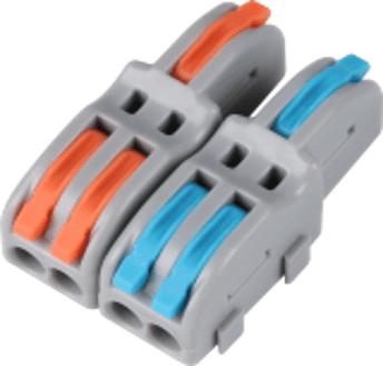 SPL-2-4 Lever Wire Connector 2 In 4 Out Compact Splicing Terminal