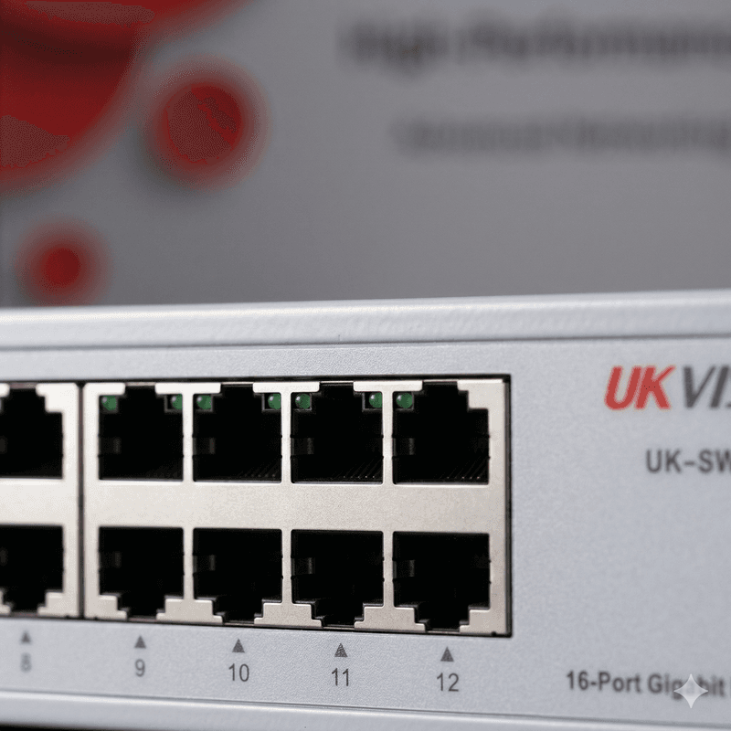 UKVISION UK-SW-16-1000 16-Port Gigabit Ethernet Switch Rackmount thumbnail 13
