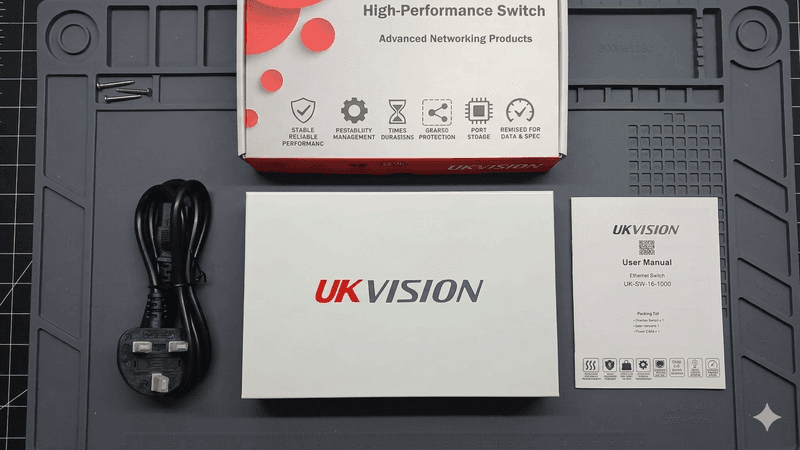 UKVISION UK-SW-16-1000 16-Port Gigabit Ethernet Switch Rackmount thumbnail 14