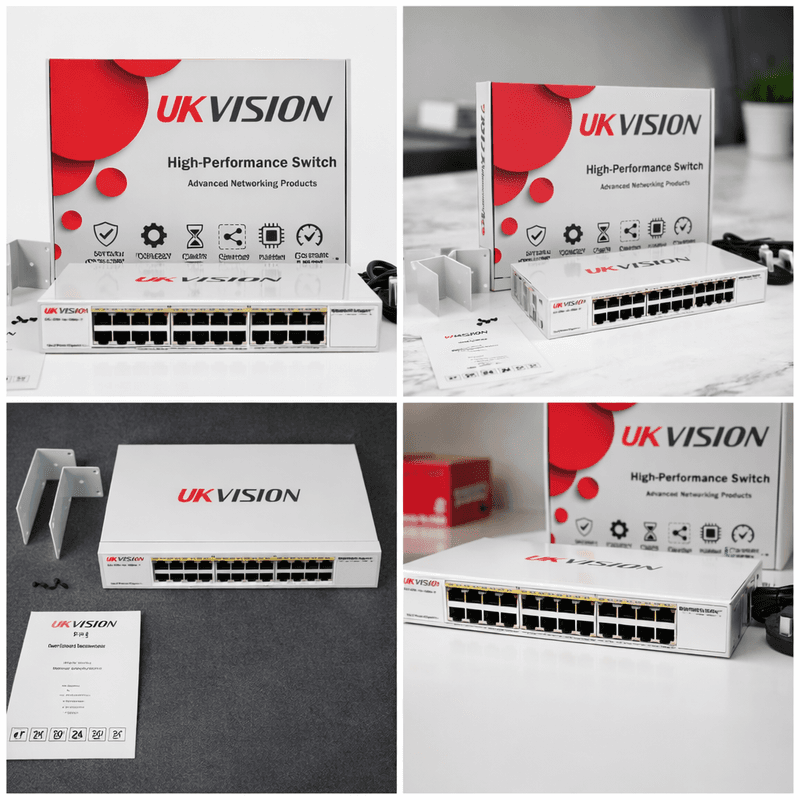 UKVISION UK-SW-16-1000-P 16-Port Gigabit PoE Switch 2 Uplink thumbnail 8