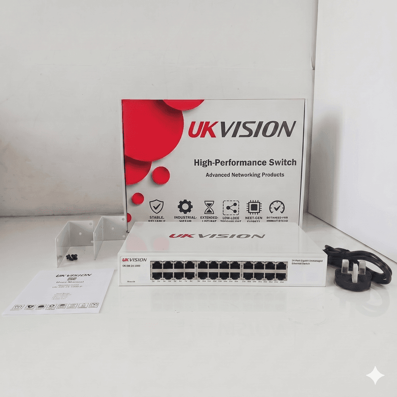 UKVISION UK-SW-24-1000 24-Port Gigabit Ethernet Switch Rackmount thumbnail 16