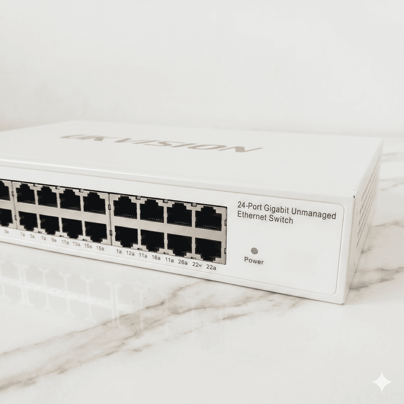 UKVISION UK-SW-24-1000 24-Port Gigabit Ethernet Switch Rackmount thumbnail 10