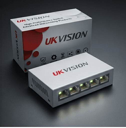 UKVISION UK-SW-4-100 5-Port 10/100Mbps Ethernet Switch thumbnail 13