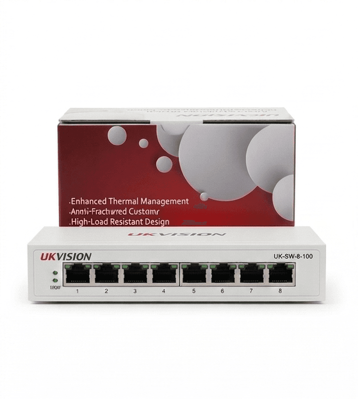 UKVISION UK-SW-8-1000 8-Port Gigabit Ethernet Switch