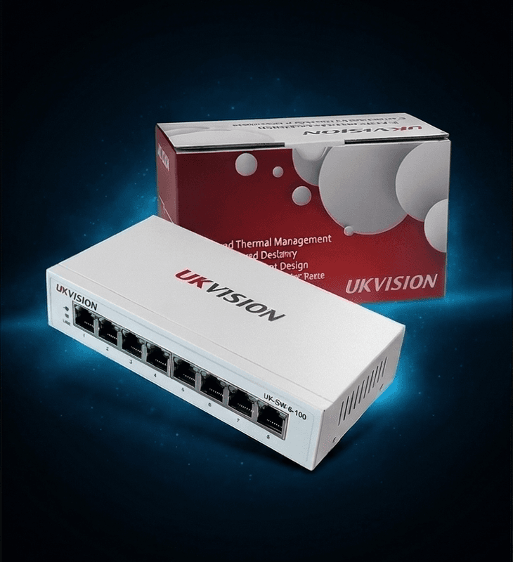 UKVISION UK-SW-8-1000 8-Port Gigabit Ethernet Switch thumbnail 7