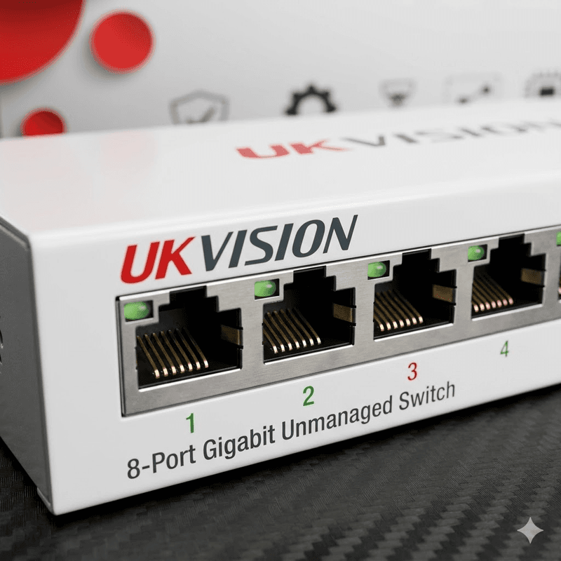 UKVISION UK-SW-8-1000 8-Port Gigabit Ethernet Switch thumbnail 16