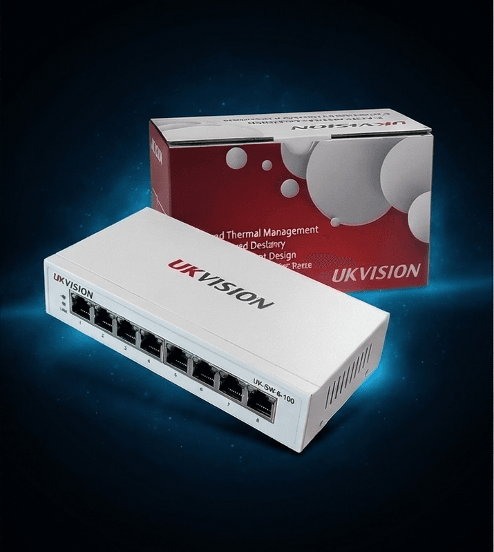 UKVISION UK-SW-8-1000 8-Port Gigabit Ethernet Switch thumbnail 21