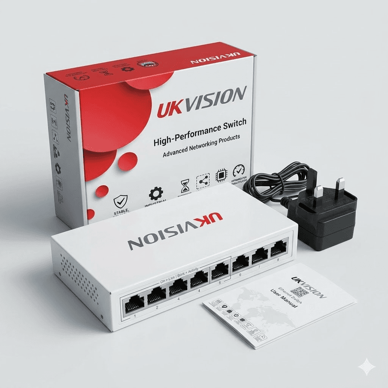 UKVISION UK-SW-8-1000 8-Port Gigabit Ethernet Switch thumbnail 31