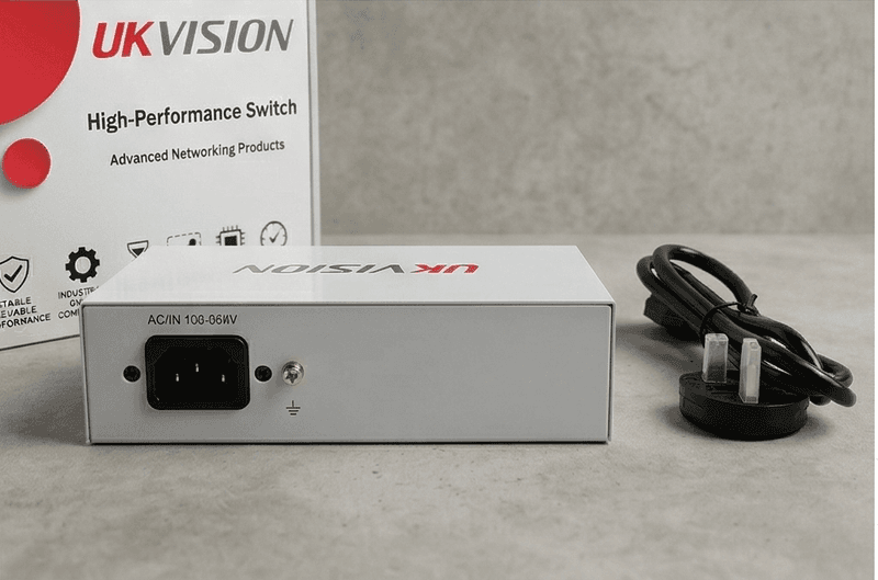 UKVISION UK-SW-8-1000-P 8-Port Gigabit PoE Switch 250m Extend thumbnail 4
