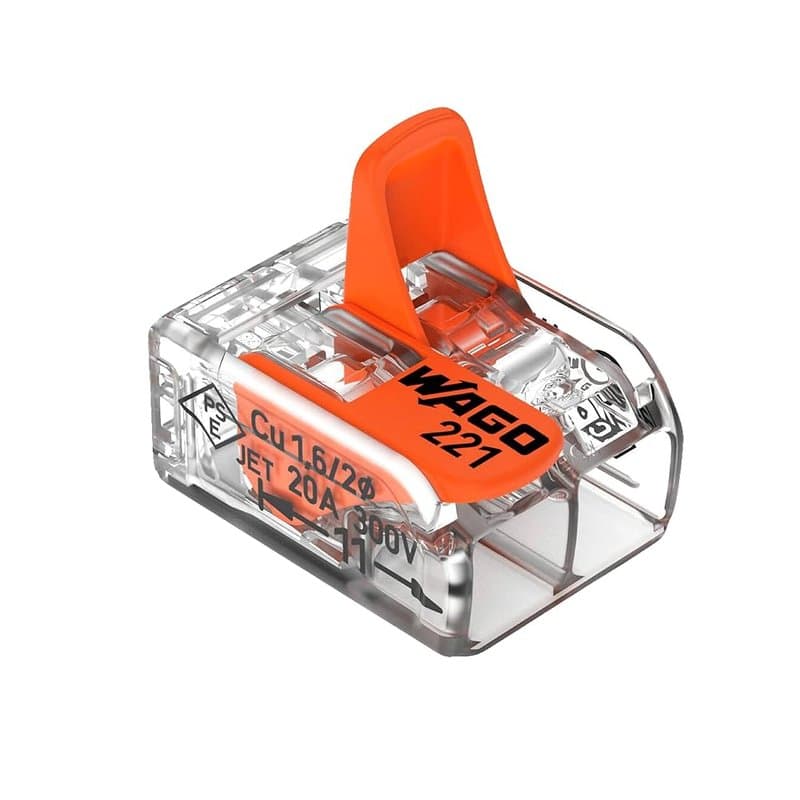 WAGO 221-412 Compact Lever Connector 2 Conductor 32A 100 Pack thumbnail 2