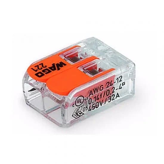 WAGO 221-412 Compact Lever Connector 2 Conductor 32A 100 Pack thumbnail 10