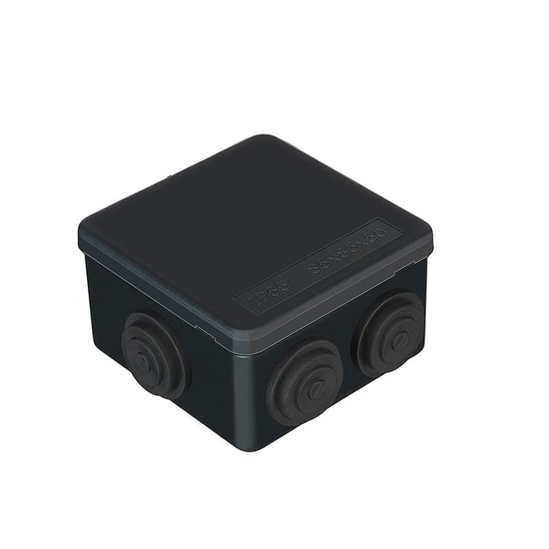 IP55 Waterproof Outdoor Junction Box Case - Black for Electric & CCTV - Image 1