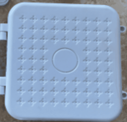 IPBOX 140×130×62 Weatherproof Junction Box Grey/White - Image 1