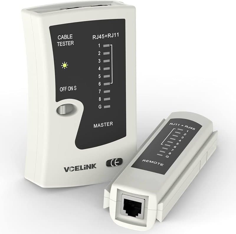 Ethernet LAN Tester RJ45 & RJ11 - Network Cable Tester NSS-468A - Image 1