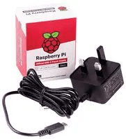 Raspberry Pi 4 Official USB-C Power Supply 5.1V 3A UK Plug - Image 1
