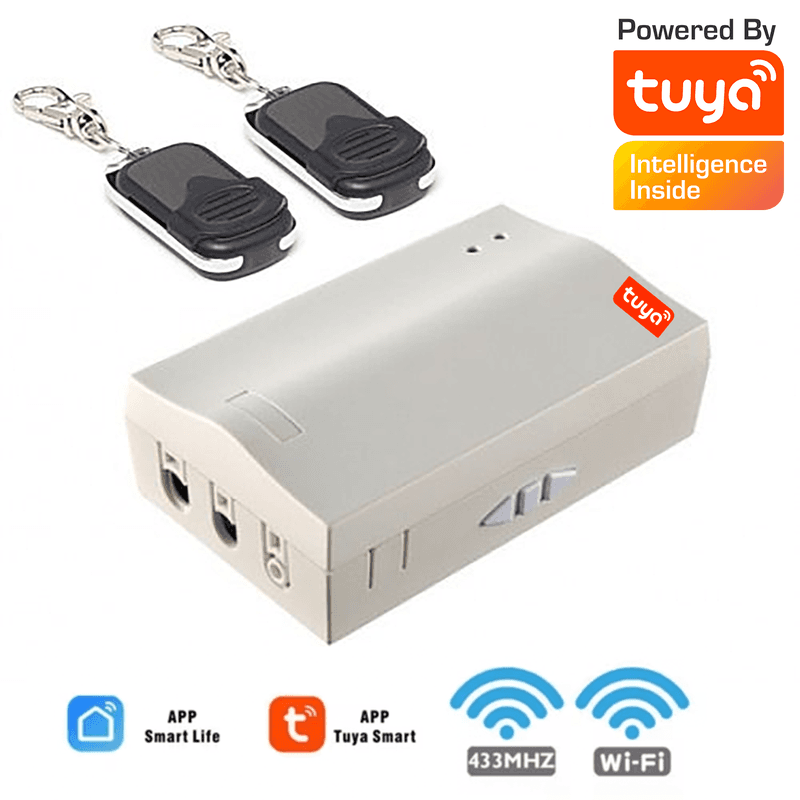 UKVISION WiFi Tuya APP Control Roller Shutter Receiver with Manual Switch Function incl. 2 remotes