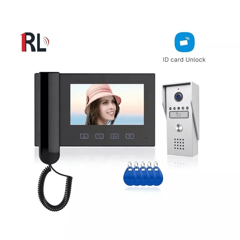 HOMSECUR 7” LCD Waterproof Video Door Phone - Doorbell Camera with Night Vision - Image 1